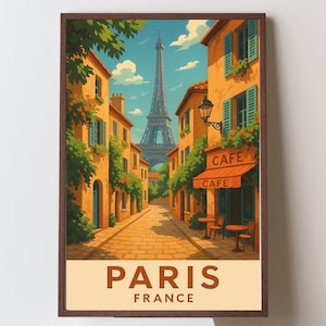 Paris Art Print, Paris Wall Art, French Print, Paris Poster, Paris Gift, Travel Gift, Travel Poster, Housewarming Gift, Eiffel Tower gifts