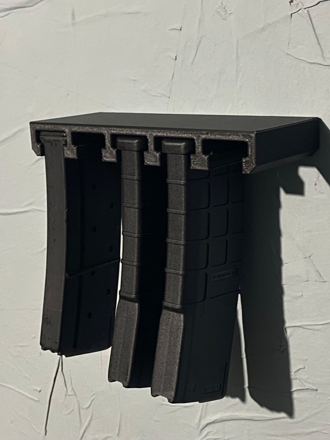 AR15 Promag .223/5.56 Wall Mounted Magazine Holder. Holds 5 Magazines. Gun Magazine Storage