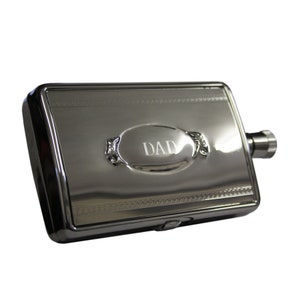 Personalised 2-in-1 Hip Flask and Cigarette Case