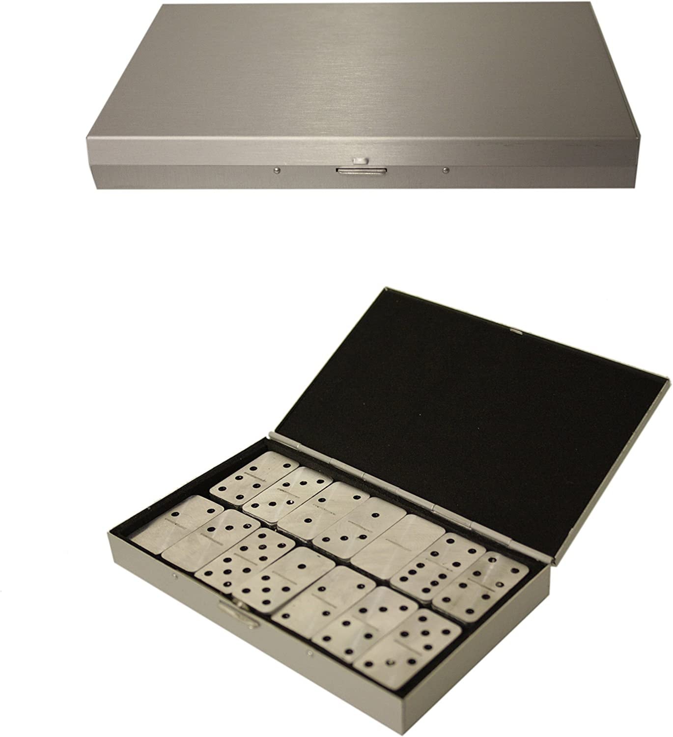 Travel dominoes in metal case option to personalise