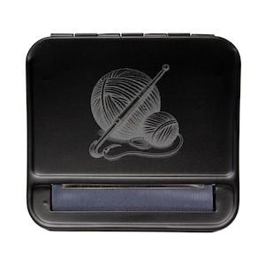 Crochet Laser engraved image Auto Cigarette Rolling machine with option to Personalise