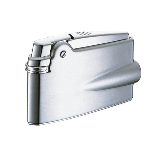cigarette lighter ronson Ronson premier varaflame Satin Chrome Gas Lighter