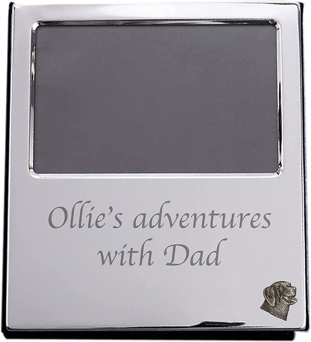 Labrador Photo Frame Labrador Dog Silver Plated Photo Frame Album - Etsy