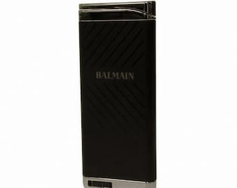 Balmain Turbo Flame Gas Lighter Diagonal Lines