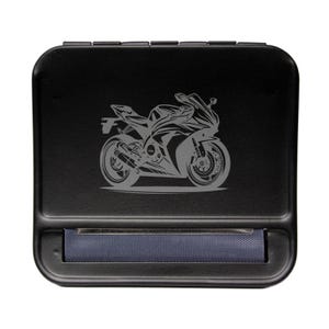 Motorbike Laser engraved image Auto Cigarette Rolling machine with option to Personalise