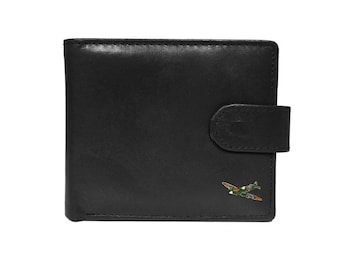 Quality black leather Spitfire wallet