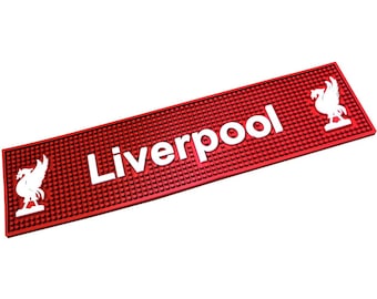 Liverpool liverbird rubber beer mat bar runner