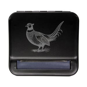 Pheasant Laser engraved image Auto Cigarette Rolling machine with option to Personalise