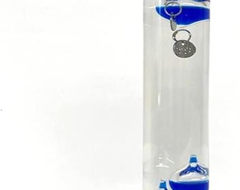 Glassic Gifts 22 Hanging Galileo Thermometer with Decorative Bracket