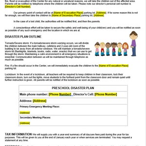 Parent Handbook - Texas Rising Star Approved - Etsy