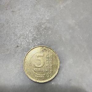 Turkish Coin Turkey 5 Kurus | President Mustafa Kemal Ataturk | 2009 - 2021