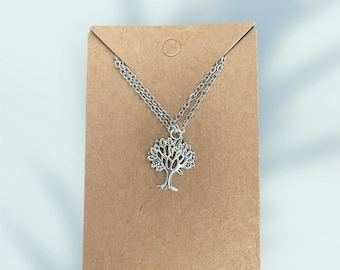 Tree of life simple silver arm charm