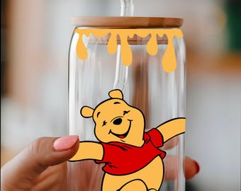 Character 16oz Glass Can Cups