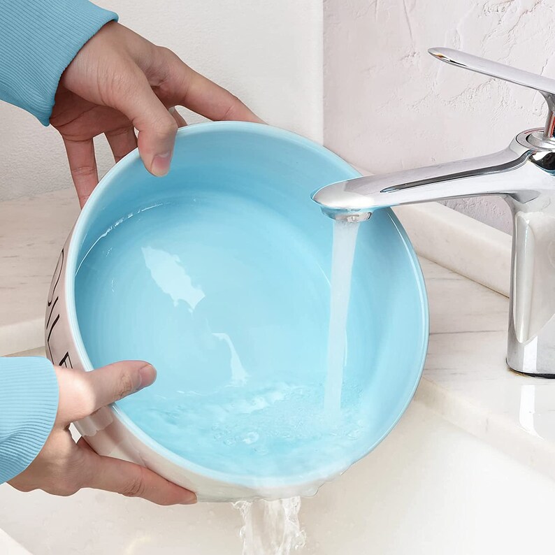 Extra Large Ceramic Dog Bowl Heavy Duty Nonslip Pet Dish Etsy