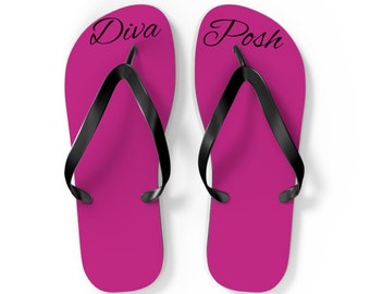 Bright Funky Flip Flops