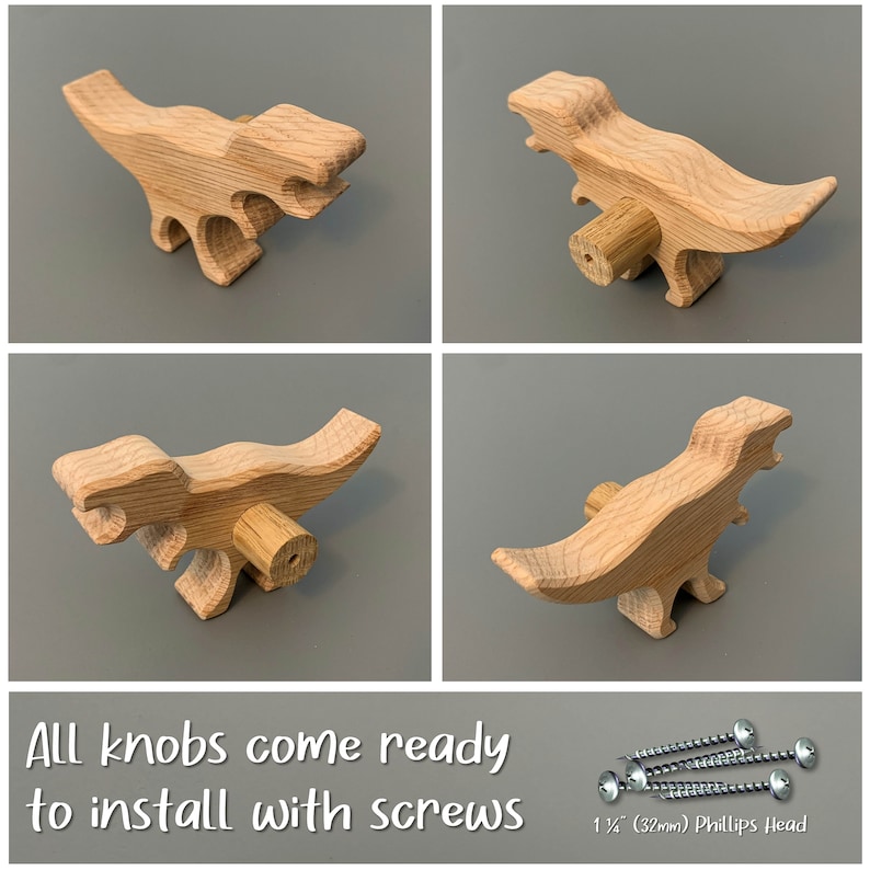 Dinosaur Dresser Knob for Nursery Drawer Pull Handle for Kids Etsy