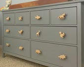 50+ Dresser Knobs for Nursery | Nursery and Kids Room Drawer Knobs | Cute  Solid Oak Handmade for New & Expectant Moms. Dino Safari Sea Farm - Etsy