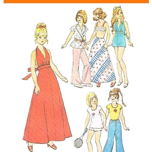 Vintage Sewing Pattern Fashion Dolls 11-1/2&quot; Wardrobe Clothes for Dolls 11-1/2&quot; Digital Download PDF