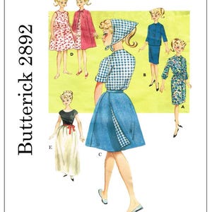Vintage Sewing Pattern Fashion Dolls 11-1/2&quot; Wardrobe Clothes for Dolls 11-1/2&quot; Digital Download PDF