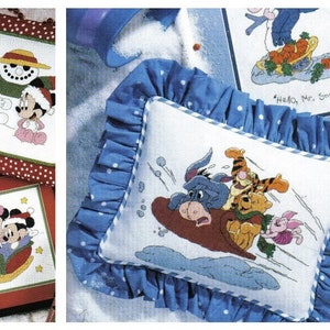 Cross Stitch Pattern - Winnie the Pooh and Friends - PDF Vintage Cross Stitch Pattern - Italian