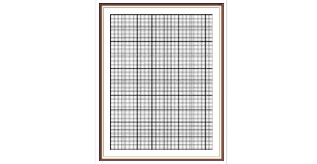 A Sheet for Creating a Cross Stitch Scheme - Grid Paper - Graphic Paper ...