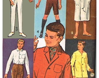 Vintage Fashion Doll Clothes Sewing Pattern for 12" Dolls (Digital Download)