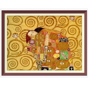 Klimt Tree of Life Cross Stitch Pattern: Vintage Art (PDF)