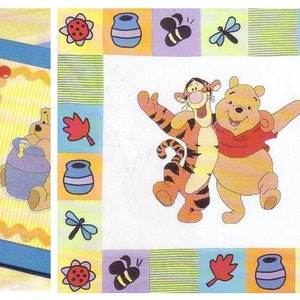 Cross Stitch Pattern - Winnie the Pooh and Friends - PDF Vintage Cross Stitch Pattern - Italian