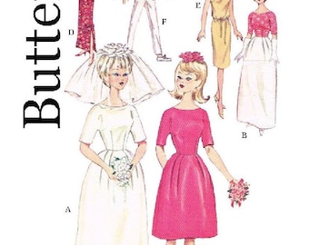 Patrón de costura para ropa de muñeca vintage: Armario de moda de 29 cm (Descarga digital en PDF)