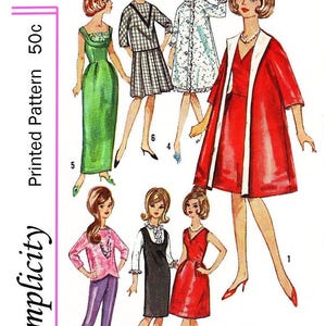 Vintage Sewing Pattern Fashion Dolls 11-1/2&quot; Wardrobe Clothes for Dolls 11-1/2&quot; Digital Download PDF