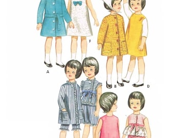 Vintage Fashion Doll Clothes Sewing Pattern for 9.5" Dolls (PDF)