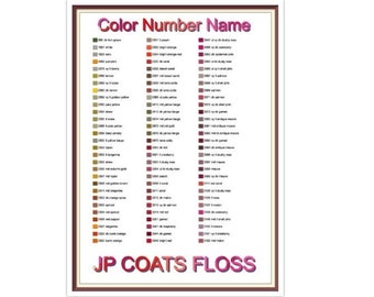 Coats Embroidery Thread Color Chart Coats® EcoVerde™ Sylko™