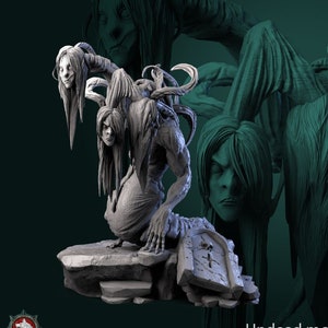 Undead Nightmare | 3D Printed Miniature | 25mm Grid | Fantasy Miniature | Custom Base | Licensed WWT
