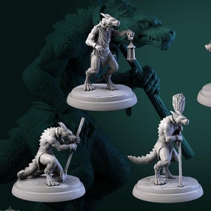 Kobold Slave | 3D Printed Miniature | 25mm Grid | Fantasy Miniature | Custom Base | Licensed WWT