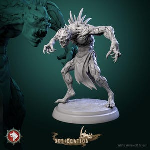 Dustblight | 3D Printed Miniature | 25mm Grid | Fantasy Miniature | Custom Base | Licensed WWT
