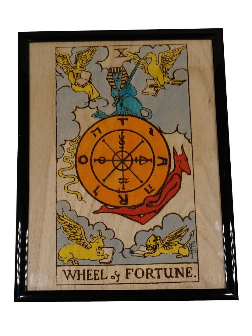 【タロット】RUOTA DELLA FORTUNA Ruota della Fortuna: Wheel of Fortune — PRISM DIVINATION