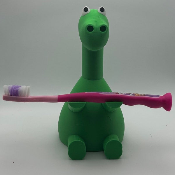Dinosaur Toothbrush Holder, Kids Toothbrush Holder, Paintbrush Holder, Cute Desk Decor, Cute Dinosaur Decor, Kawaii Desk, Kawaii Dinosaur,