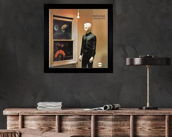 Tubeway Army, Replicas Album cover, poster, wall art. Print or Fully Framed Available. 12" size of original Vinyl Covers.