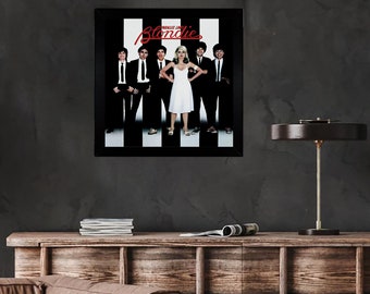 Blondie, Parallel Lines Album cover, poster, wall art. Print or Fully Framed Available. 12" size of original Vinyl Covers.