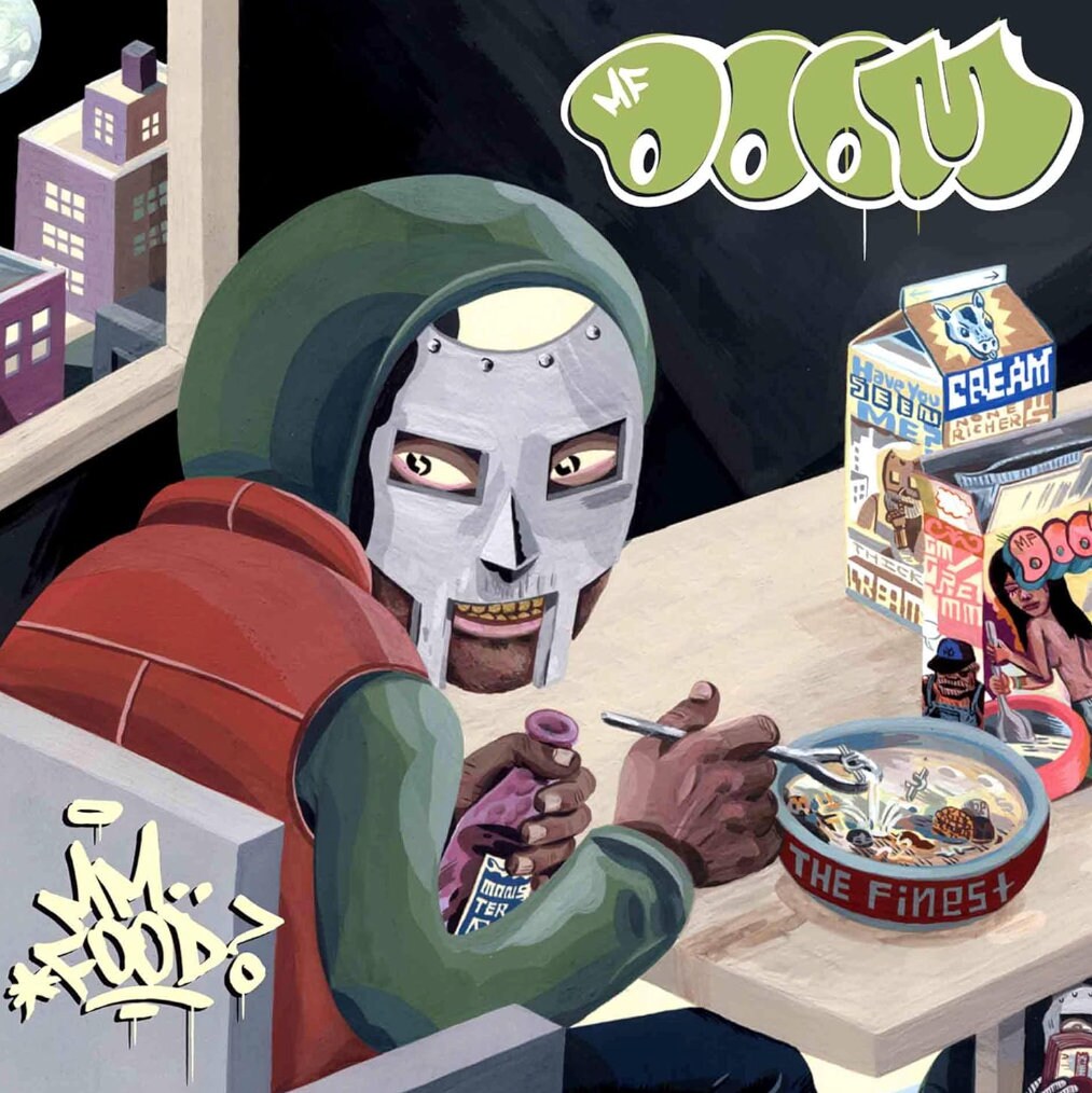MF Doom, Mm...food Album Cover, Poster, Wall Art. Print or Fully Framed