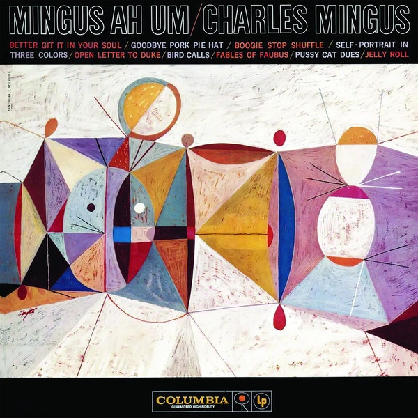 Mingus Ah Hum/Charles Mingus Album cover, poster, wall art. Print or Fully Framed Available. Actual size of original Vinyl Covers.