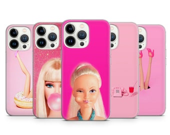 Barbie Phone Case Cover for iPhone 15/15 Pro Max/14 Pro 13 12 11 7/8/SE Samsung S24 Ultra S23 S22 S21 S20 FE A25 A15 Huawei Mate20 30 40 Pro