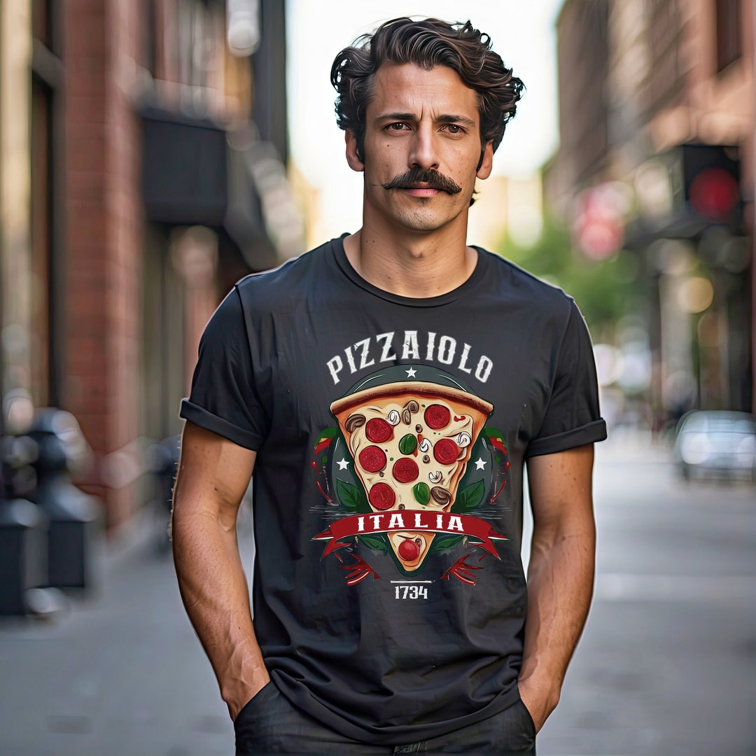 Pizzaiolo Italia T-Shirt: Pizza Chef Foodie Tee Italia