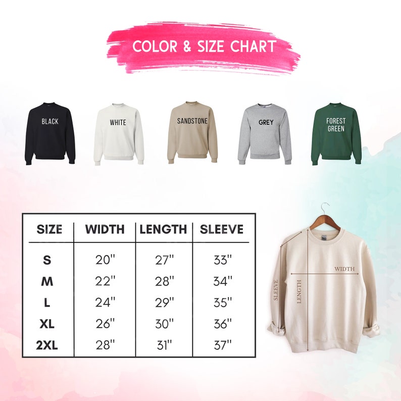 Custom crewneck embroidery Clearance