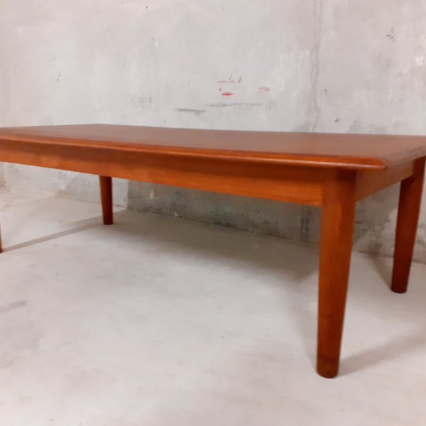 Vintage Danish coffee table from the 50s and 60s in teak “Made in Denmark”