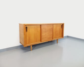 Vintage-Sideboard aus hellem Eichenholz aus den 60er Jahren