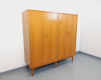 Vintage oak wardrobe from the 1960s