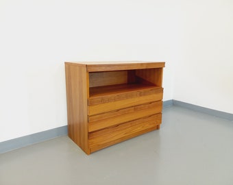 Teak chest of drawers storage unit from the 70s