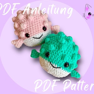 Crochet Pattern Crochet instructions Chubby Puffer Fish chubby puffer fish amigurumi kawaii cute instructions