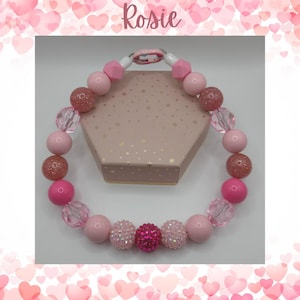 Beaded Dog Collars- Pinks